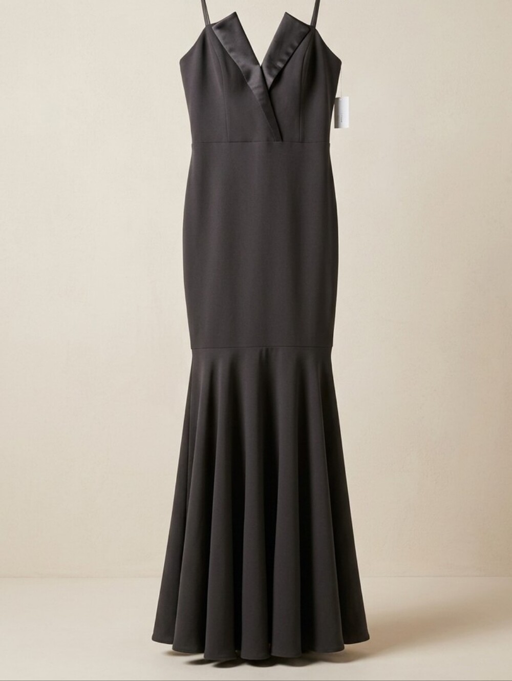 Black Strapless Mermaid Maxi Dress Formal Gown Size 12 NWT